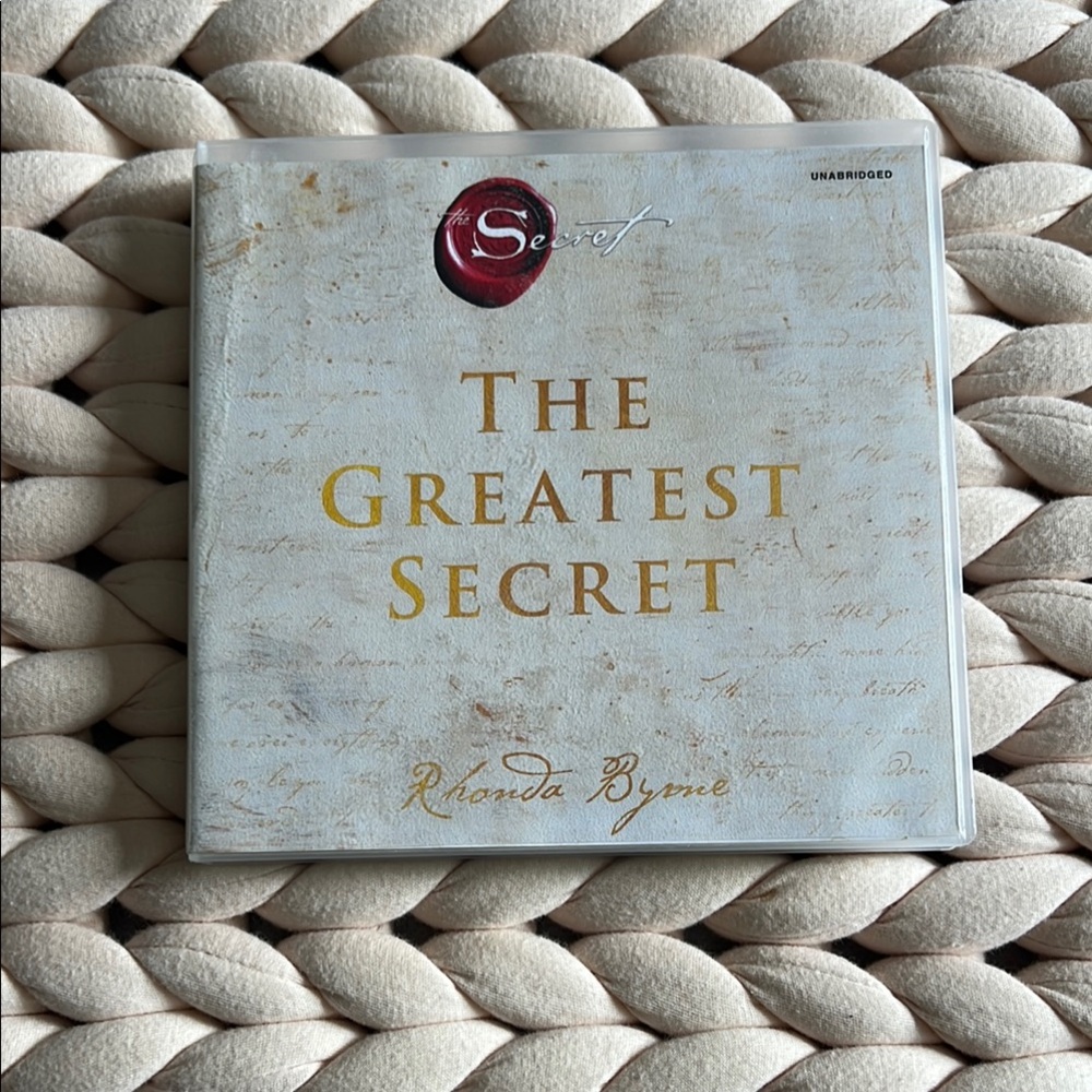 The Greatest Secret by Rhonda Byrne - White and Gold CD